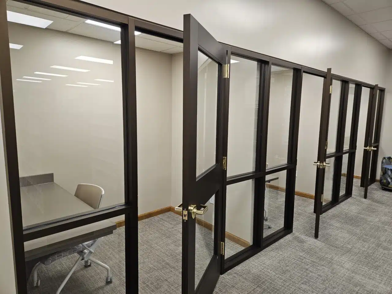 Three study rooms for tutoring, interviews, and similar meetings